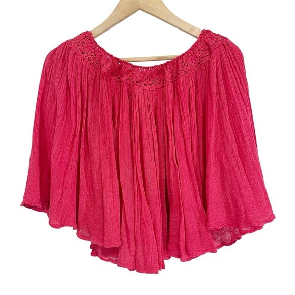 Jen’s Pirate Booty Boho Off the Shoulder Flowy Top S - Picture 5 of 8